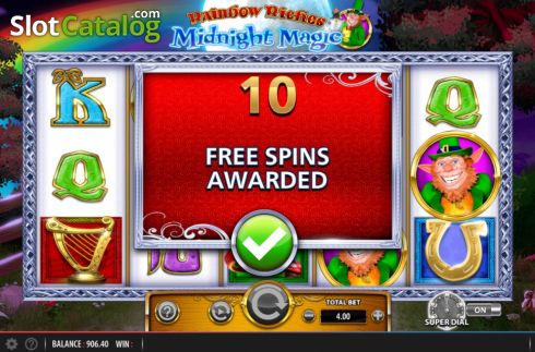 Οθόνη6. Rainbow Riches Midnight Magic Κουλοχέρης