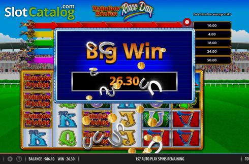 Οθόνη3. Rainbow Riches Race Day Κουλοχέρης