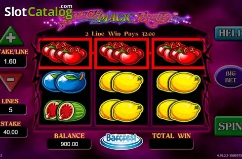 Οθόνη 4. Black Magic Fruits Κουλοχέρης