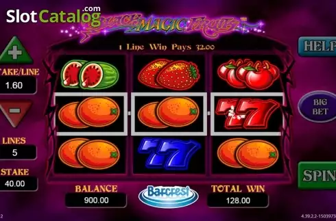 Οθόνη 6. Black Magic Fruits Κουλοχέρης