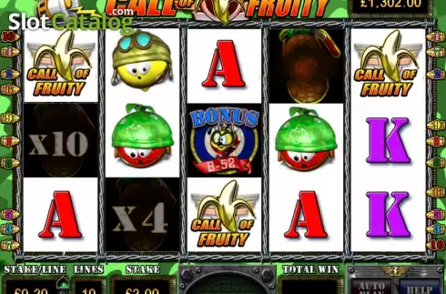 Οθόνη2. Call of Fruity Κουλοχέρης