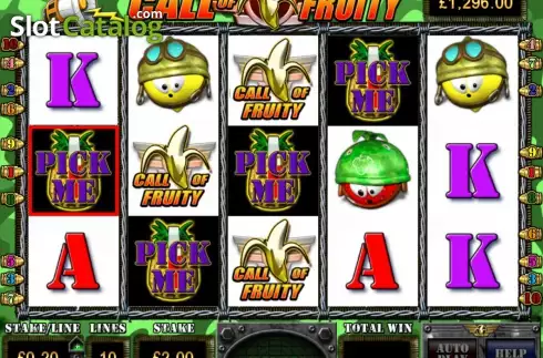 Οθόνη5. Call of Fruity Κουλοχέρης