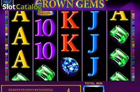 Οθόνη 4. Crown Gems Hi Roller Κουλοχέρης