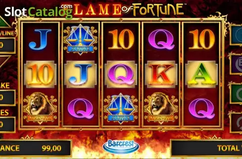 Οθόνη 1. Flame of Fortune (Barcrest) Κουλοχέρης