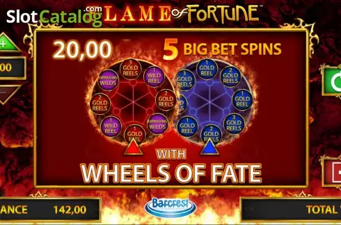 Οθόνη 3. Flame of Fortune (Barcrest) Κουλοχέρης