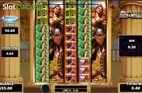 Οθόνη 5. Hercules High & Mighty Κουλοχέρης