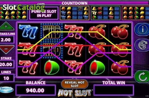 Οθόνη5. Hot Slot (Barcrest) Κουλοχέρης