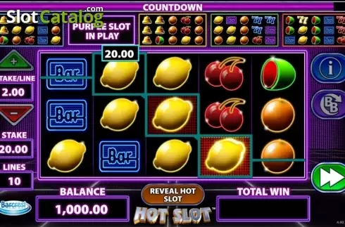 Οθόνη6. Hot Slot (Barcrest) Κουλοχέρης