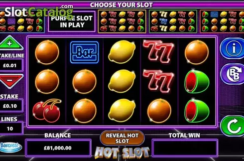 Οθόνη4. Hot Slot (Barcrest) Κουλοχέρης