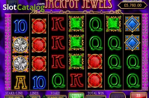Οθόνη 1. Jackpot Jewels Κουλοχέρης
