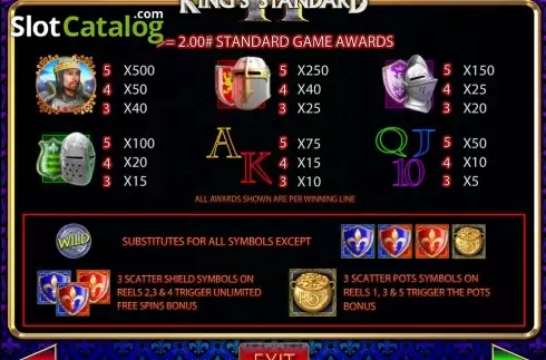 Οθόνη3. King's Standard II Κουλοχέρης 