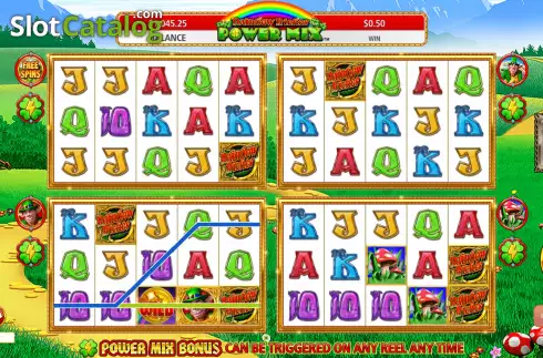 Οθόνη5. Rainbow Riches Power Mix Κουλοχέρης