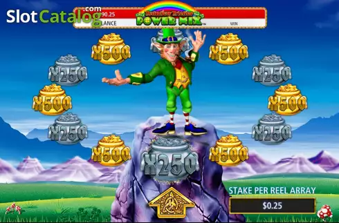 Οθόνη6. Rainbow Riches Power Mix Κουλοχέρης