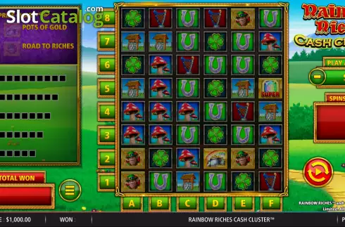 Οθόνη2. Rainbow Riches Cash Cluster Κουλοχέρης