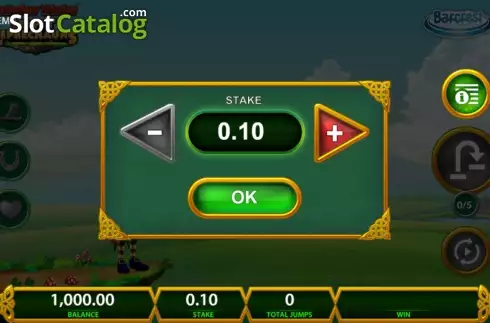 Οθόνη 3. Rainbow Riches Leapin' Leprechauns Κουλοχέρης