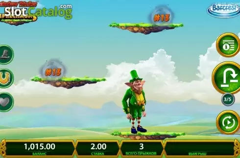 Οθόνη 5. Rainbow Riches Leapin' Leprechauns Κουλοχέρης