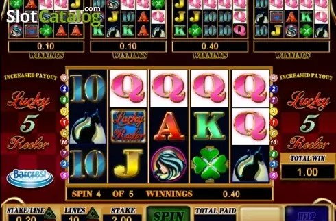 Οθόνη 4. Lucky 5 Reeler Κουλοχέρης 