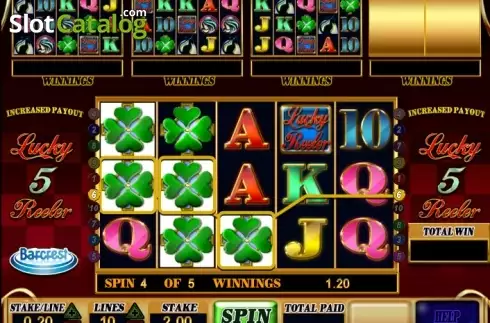 Οθόνη 6. Lucky 5 Reeler Κουλοχέρης 