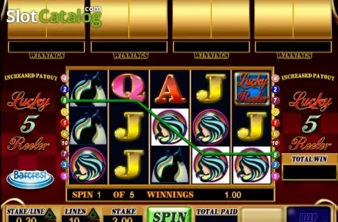 Οθόνη 7. Lucky 5 Reeler Κουλοχέρης 