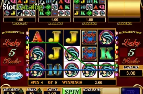 Οθόνη 8. Lucky 5 Reeler Κουλοχέρης 