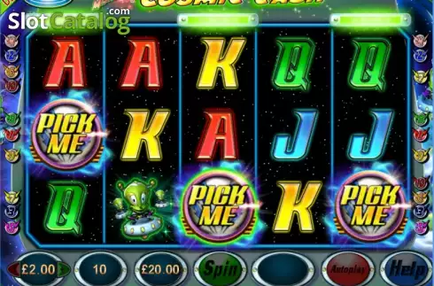 Οθόνη 3. Money Mad Martians Cosmic Cash Κουλοχέρης 