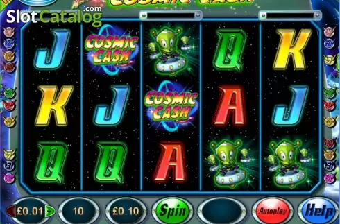 Οθόνη 1. Money Mad Martians Cosmic Cash Κουλοχέρης 