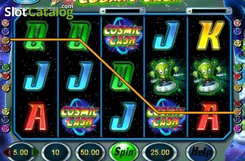 Οθόνη 6. Money Mad Martians Cosmic Cash Κουλοχέρης 