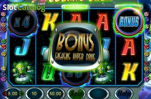 Οθόνη 7. Money Mad Martians Cosmic Cash Κουλοχέρης 