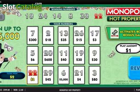 Οθόνη5. Monopoly Hot Property Κουλοχέρης 