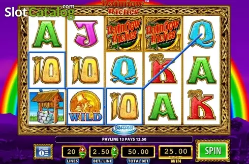 Οθόνη 4. Rainbow Riches Κουλοχέρης