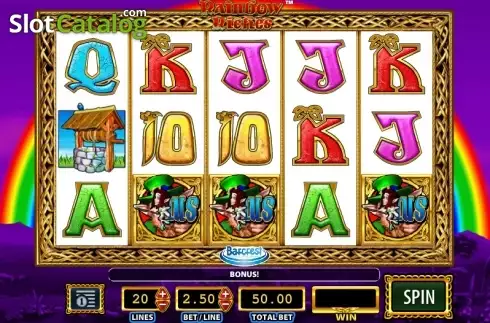 Οθόνη 7. Rainbow Riches Κουλοχέρης