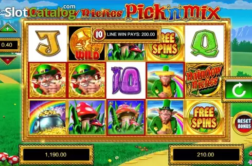 Οθόνη3. Rainbow Riches Pick'n'Mix Κουλοχέρης