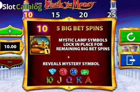 Οθόνη 4. Sheik Yer Money Κουλοχέρης