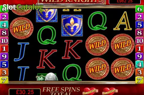 Οθόνη 3. Wild Knights Κουλοχέρης
