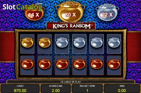 Οθόνη6. Wild Knights King's Ransom Κουλοχέρης