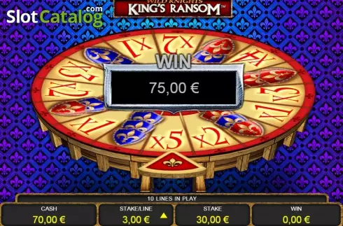 Οθόνη7. Wild Knights King's Ransom Κουλοχέρης