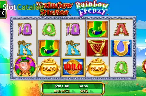 Οθόνη6. Rainbow Riches Rainbow Frenzy Κουλοχέρης