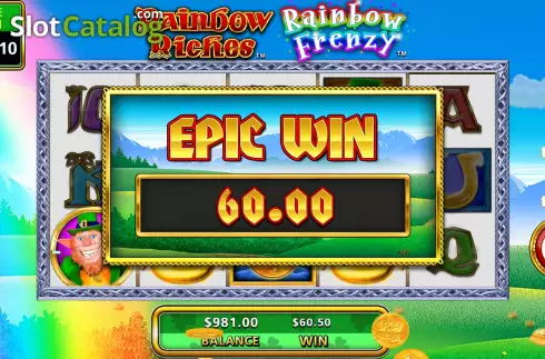 Οθόνη7. Rainbow Riches Rainbow Frenzy Κουλοχέρης