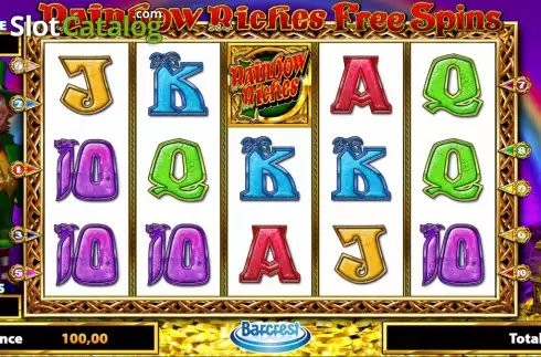 Οθόνη 1. Rainbow Riches Free Spins Κουλοχέρης