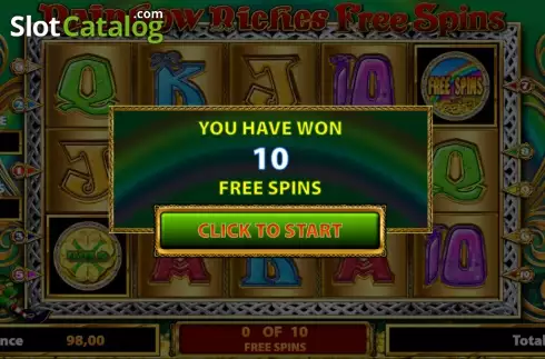 Οθόνη 4. Rainbow Riches Free Spins Κουλοχέρης