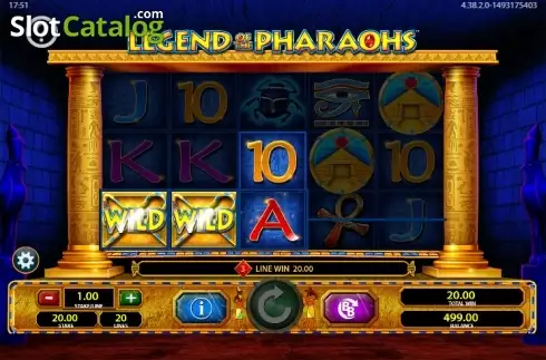 Οθόνη 4. Legend of the Pharaohs Κουλοχέρης