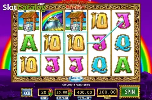 Οθόνη 2. Rainbow Riches Original Κουλοχέρης