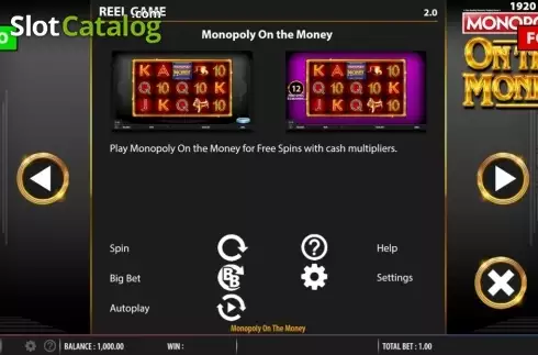 Οθόνη4. MONOPOLY On The Money Κουλοχέρης