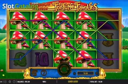 Οθόνη5. Rainbow Riches Fortune Favours Κουλοχέρης