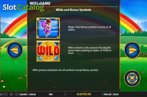 Οθόνη8. Rainbow Riches Fortune Favours Κουλοχέρης