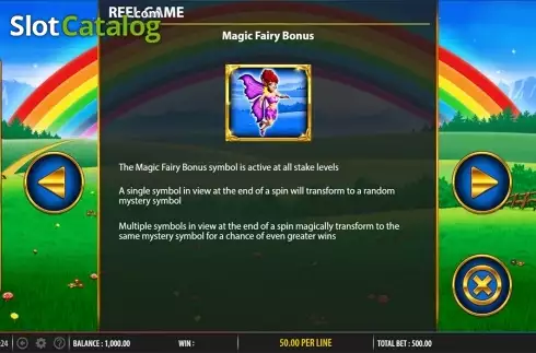 Οθόνη9. Rainbow Riches Fortune Favours Κουλοχέρης