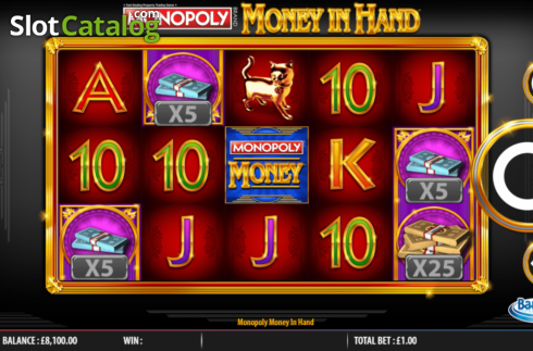 Οθόνη3. MONOPOLY Money in Hand Κουλοχέρης