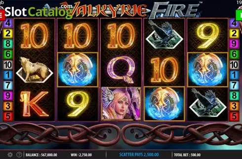 Οθόνη5. Valkyrie Fire Κουλοχέρης