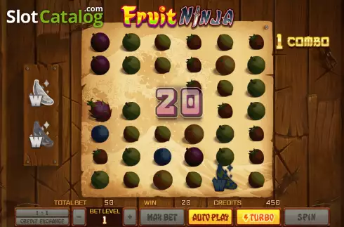 Οθόνη3. Fruit Ninja Κουλοχέρης 