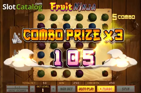 Οθόνη4. Fruit Ninja Κουλοχέρης 